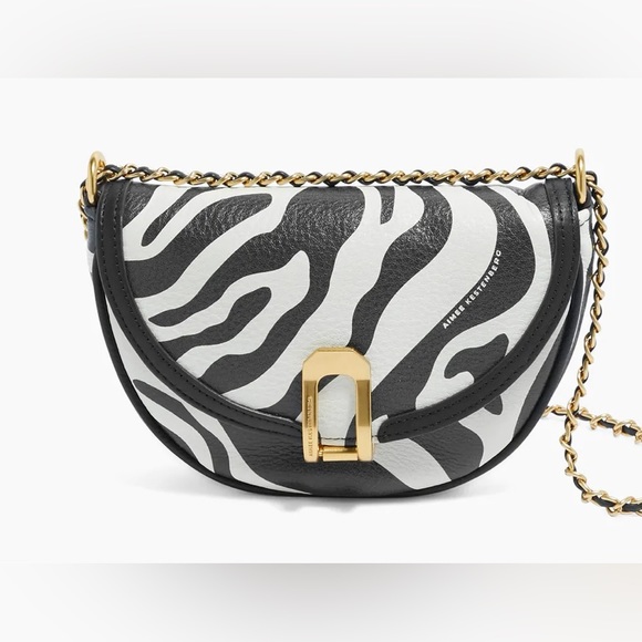 Aimee Kestenberg Signature Zebra Crossbody/ Shoulder bag NWT/Brand New